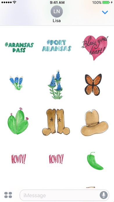 Art For Texas Strong Stickers and iMessage screenshot 2