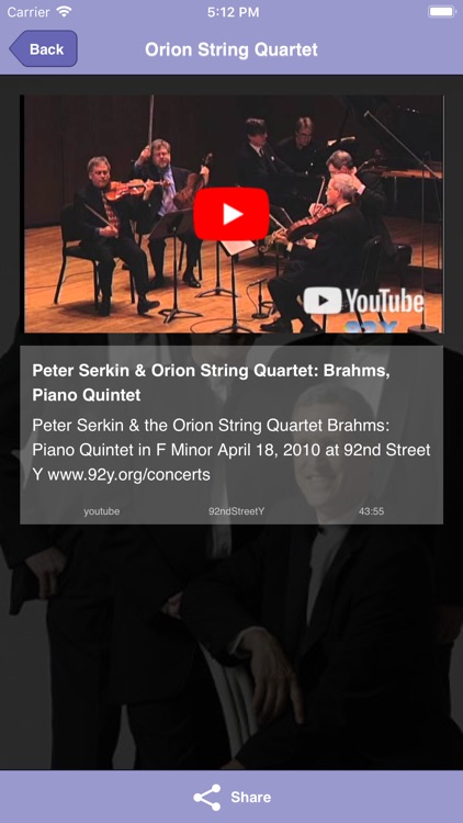 Orion String Quartet screenshot-3