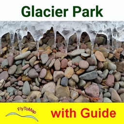 Glacier NP GPS and outdoor map with guide