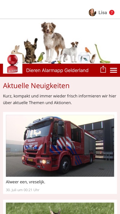 Dieren Alarmapp Gelderland