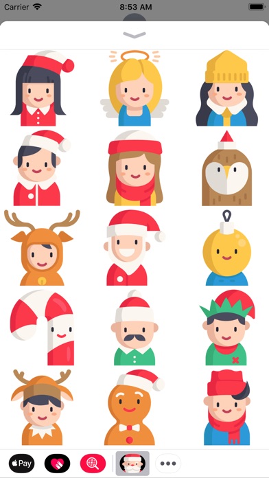 Xmas Avatars Sticker Pack screenshot 2