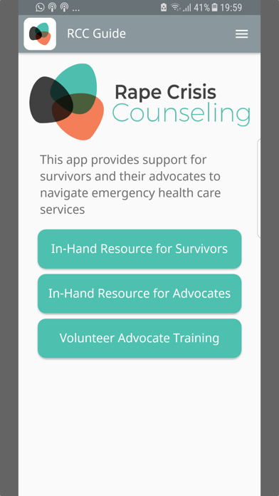 How to cancel & delete Rape Crisis Counseling from iphone & ipad 1