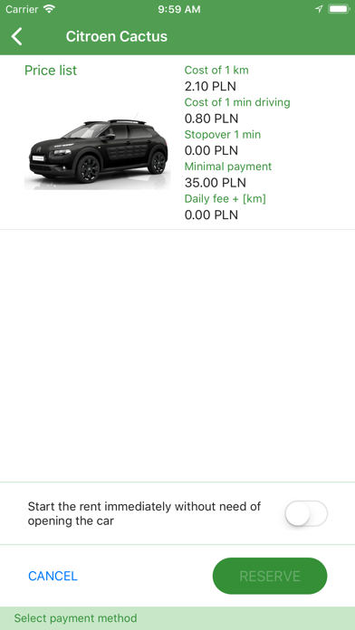 App2Go Car Sharing screenshot 3