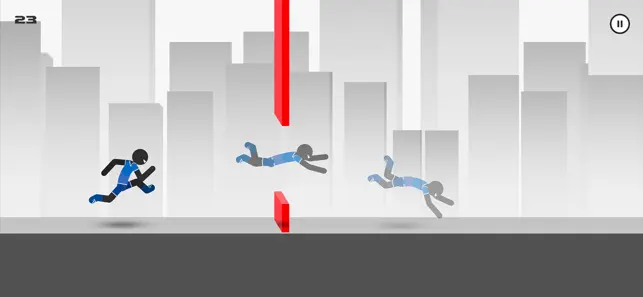 Screenshot 1 Stickman Parkour Runner iphone