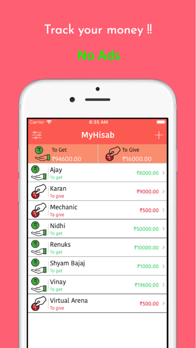 How to cancel & delete MyHisab Pro - Money Tracker from iphone & ipad 1