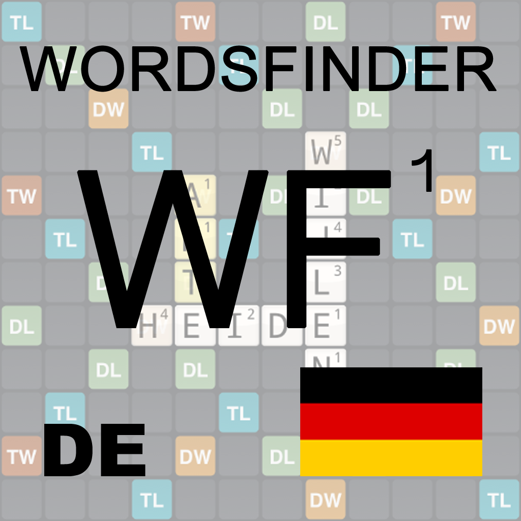 Deutsch Words Finder Wordfeud App Icon