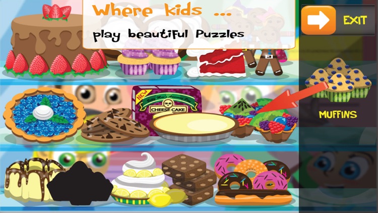 PUZZINGO Food Puzzles Game