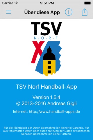 TSV Norf Handball screenshot 4