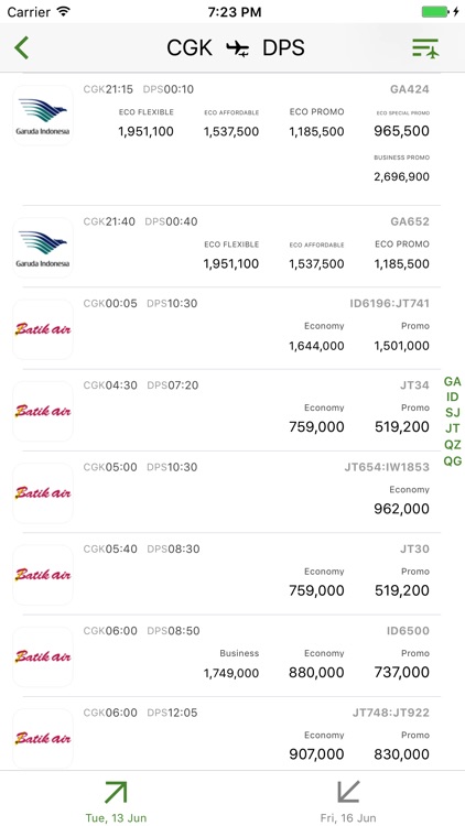Indonesia Flight Lite