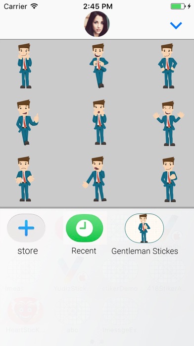 Gentleman : Animated Stickers screenshot 4