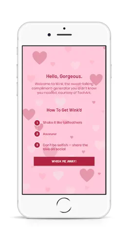 Game screenshot Wink: Compliment Generator apk