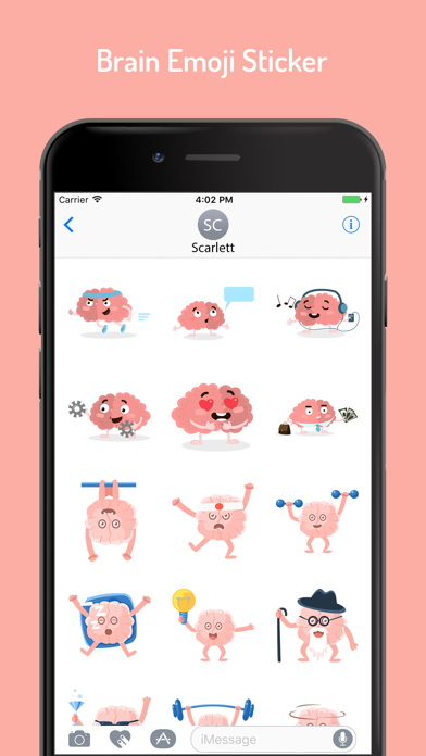 Brain Stickers for iMessage screenshot 2