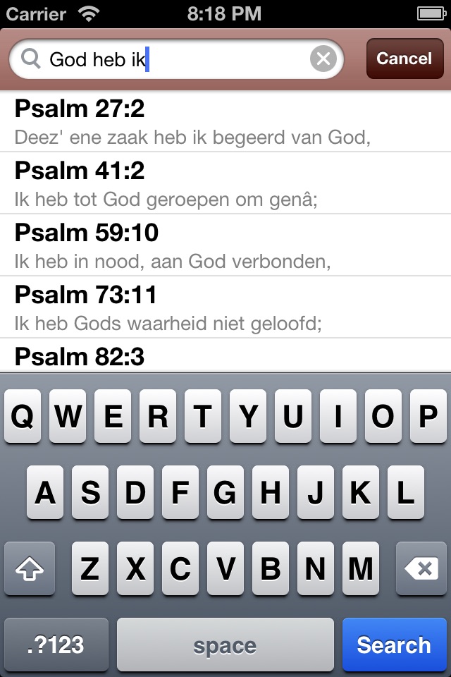 Psalmboek.nl screenshot 4
