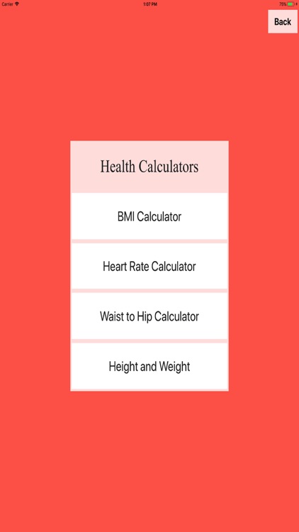 Health Calories & Fitness Calc screenshot-3