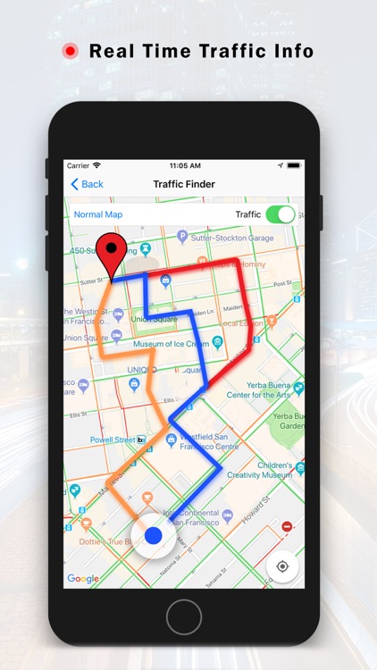 GPS Navigation & Live Traffic