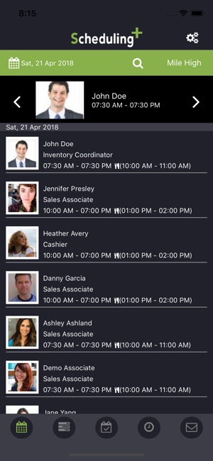 Scheduling+ Employee App