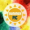 Icon Summer Pic – Beach, sea, sun overlay stickers