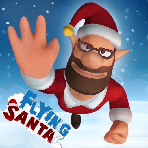 Flying Santa : Christmas Star Icon