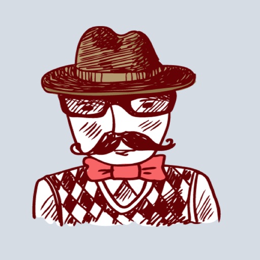 Hand Drawn Hipster icon