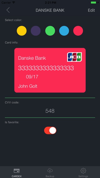 Cardex Pro - Bank Card Holder