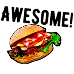 Love Burger BurgerMoji Sticker