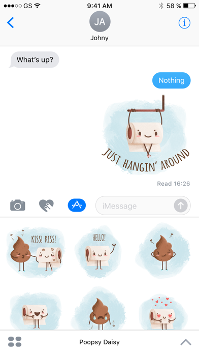 How to cancel & delete Poopsy Daisy - Poo stickers from iphone & ipad 3