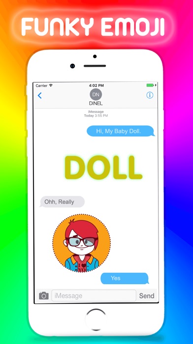 Funky Emoji Stickers screenshot 4