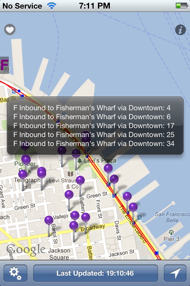 SF Next Bus screenshot 3