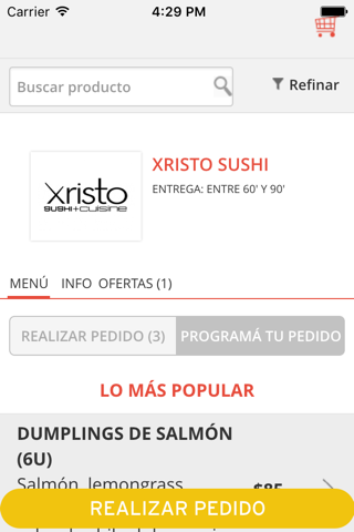 Xristo Sushi screenshot 2