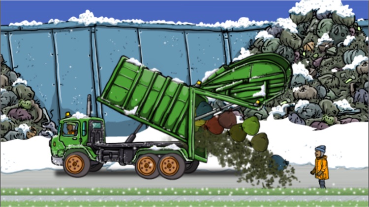 Garbage Truck: Snow Time