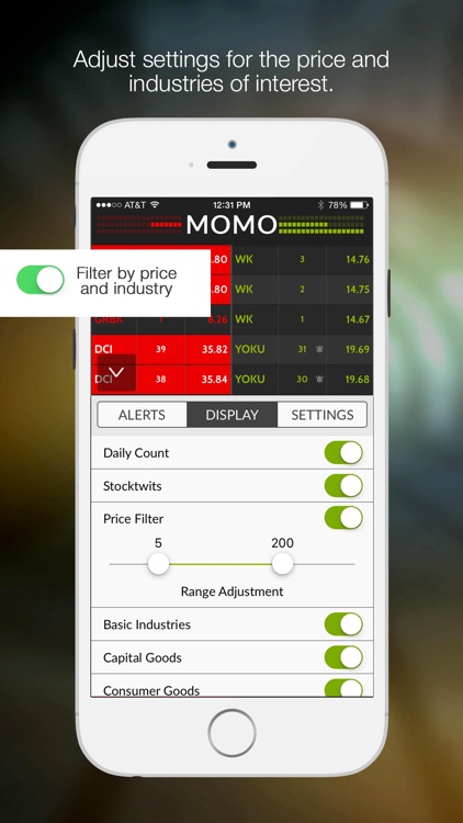 MOMO Stock Discovery & Alerts