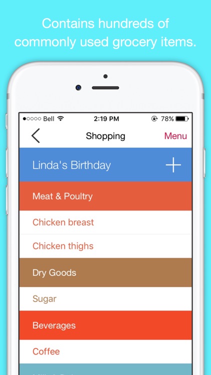 Grocery List by Chicken.ca