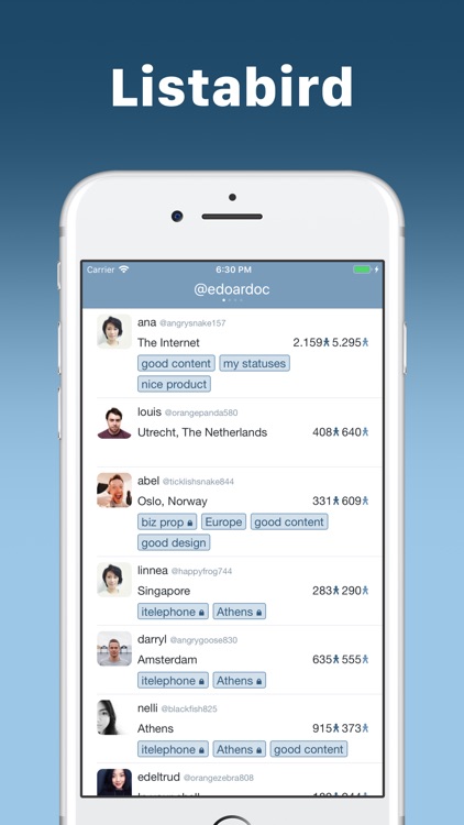 Listabird screenshot-0