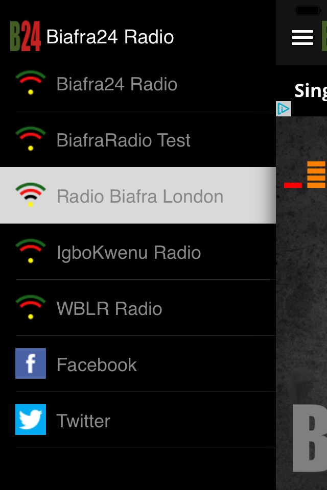 Biafra 24 Radio screenshot 3