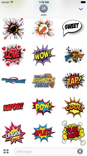 Pow Comic Sticker Pack(圖3)-速報App