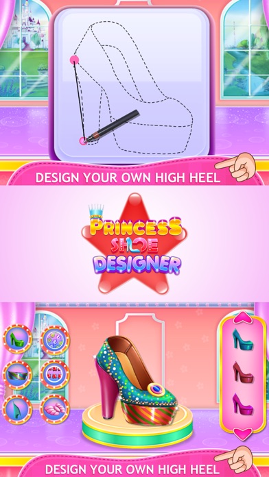 Princess Shoe Designer screenshot 3