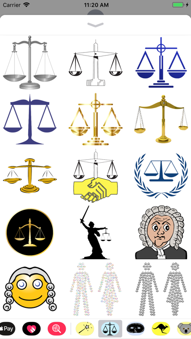 Justice Stickers screenshot 2