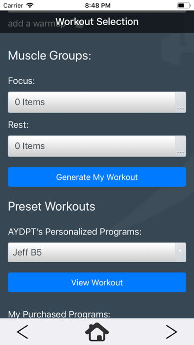 Create My Workout screenshot 4