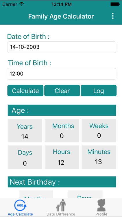 Family Age Calc