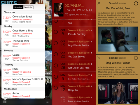 tv show tracker for iPad screenshot 4