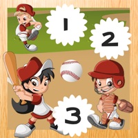 123 Count-ing Kids Game  Learn-ing Number-s with Baseball Stars