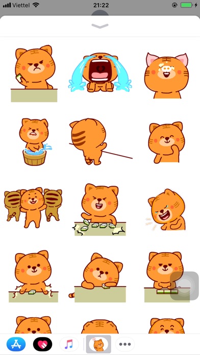 Cub Animated Stickers screenshot 2