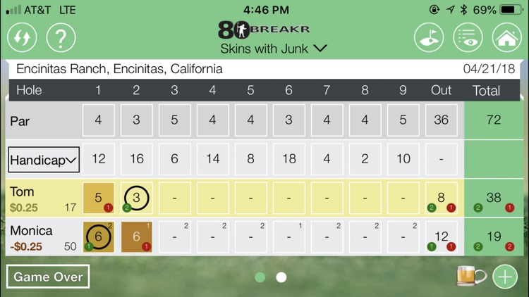 80BREAKR Golf Scorecard & GPS screenshot-3
