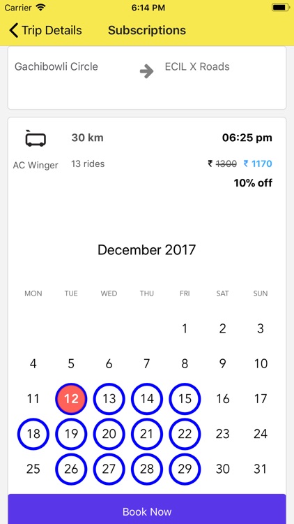 Commut - Daily shuttle service screenshot-3