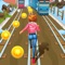 Subway Princess Runner is an endless princess running game, Rush as fast as you can dodge the oncoming trains, Save your loved beautiful princess, run in the snow subway