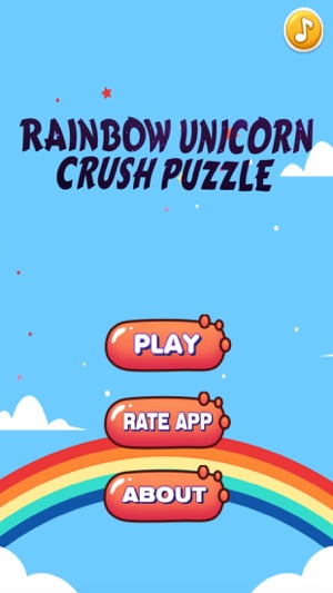 Rainbow Unicorn Crush Match 3