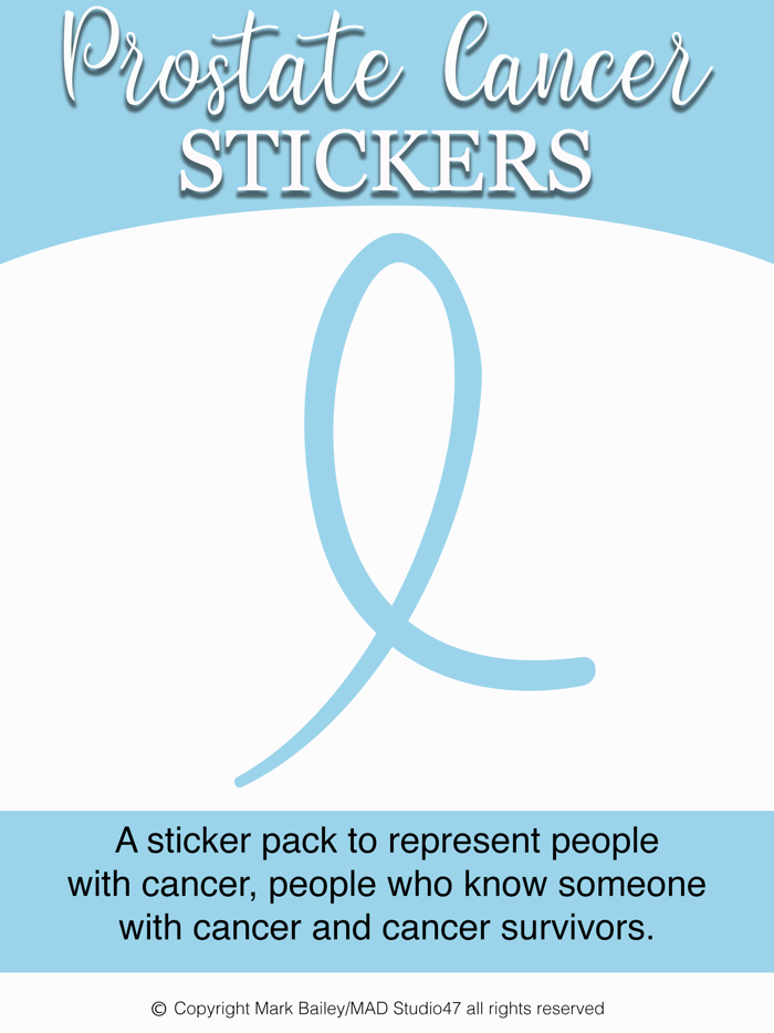 Prostate Cancer Stickers