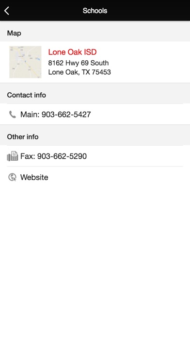 Lone Oak Ind School District screenshot 2
