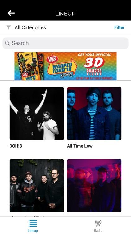 Vans Warped Tour Official App