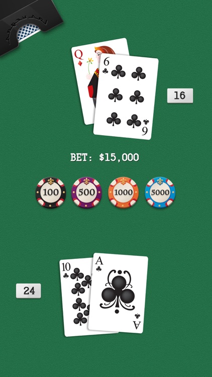 Black Jack 21 Vegas Card